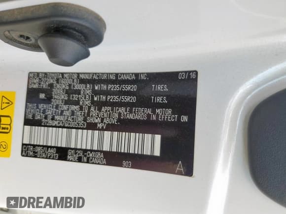 ✅ 2016 Lexus RX 450h • VIN: 2T2BGMCA7GC005353 • Lot: 85685665. Wystawiony na Copart z przebiegiem 103 931 mil. Bezpłatny archiwum sprzedaży aukcyjnych z USA i szczegółowy raport historii pojazdu na DreamBid. Zdjęcie 12.