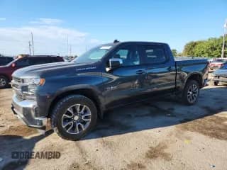 2020 Chevrolet Silverado 1500 LT z VIN 3GCPWCEK3LG327338, wystawiony jako Copart lot #81521555 z przebiegiem 87 907 mil mil oraz Szkoda całkowita • Salvage title. Historia ofert i sprzedaży dostępna na DreamBid. Obrazek 1.