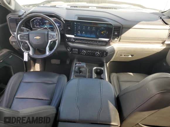 2023 Chevrolet Silverado 1500 LTZ with VIN 2GCUDGED7P1109144, listed as a Copart auction lot 89526295 with 53,897 mi miles and Salvage title. Bid and sale history available at DreamBid. Image 8.