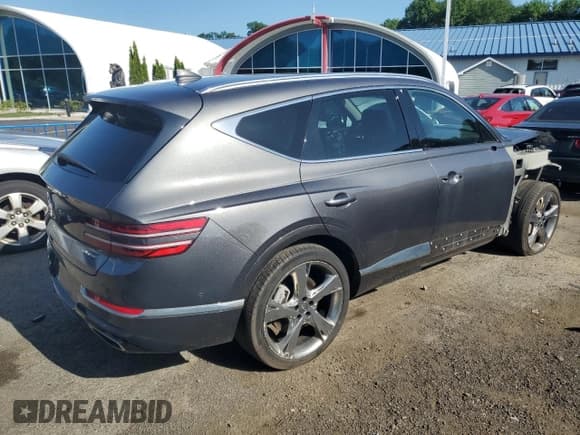 ✅ 2023 Genesis GV80 • VIN: KMUHCESC5PU124389 • Лот: 61163545. Опубликован ранее на Copart с пробегом 38 669 миль. Бесплатный доступ к архиву аукционных продаж из США и подробный отчёт об истории автомобиля на DreamBid. Изображение 3.