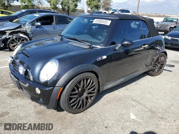 ✅ 2008 MINI Convertible S • VIN: WMWRH33508TL97385 • Lot: 45588455. Listed on Copart with 79,434 mi. Free auction sales archive from the USA and detailed vehicle history report at DreamBid. Image 1.