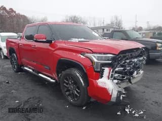 ✅ 2023 Toyota Tundra Platinum Hybrid • VIN: 5TFNC5DB3PX036529 • Lot: 43624675. Listed on IAAI with 48,576 mi. Free auction sales archive from the USA and detailed vehicle history report at DreamBid. Image 1.