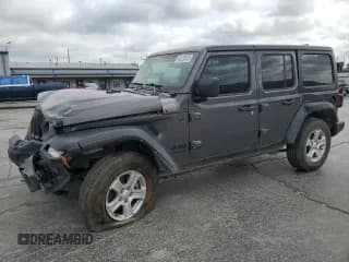 ✅ 2022 Jeep Wrangler Unlimited Sport S • VIN: 1C4HJXDGXNW175635 • Lot: 54228875. Listed on Copart with 42,512 mi. Free auction sales archive from the USA and detailed vehicle history report at DreamBid. Image 1.