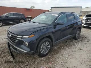 ✅ 2022 Hyundai Tucson Blue • VIN: KM8JBCA10NU060203 • Lot: 51222394. Wystawiony na Copart z przebiegiem 60 600 mil. Bezpłatny archiwum sprzedaży aukcyjnych z USA i szczegółowy raport historii pojazdu na DreamBid. Zdjęcie 1.