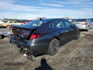 2021 Hyundai Sonata Limited with VIN KMHL54JJ4MA036718, listed as a Copart auction lot 67736732 with 9,913 mi miles and . Bid and sale history available at DreamBid. Image 3.