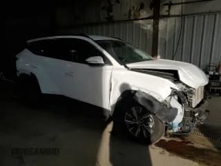 ✅ 2022 Hyundai Tucson Blue • VIN: KM8JBCA17NU082523 • Lot: 81414214. Wystawiony na Copart z przebiegiem 58 065 mil. Bezpłatny archiwum sprzedaży aukcyjnych z USA i szczegółowy raport historii pojazdu na DreamBid. Zdjęcie 4.