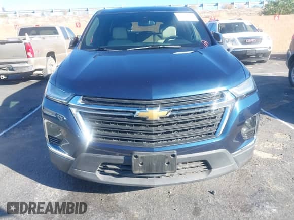 2023 Chevrolet Traverse LS with VIN 1GNERFKW3PJ246343, listed as a IAAI auction lot 43545002 with 41,918 mi miles and . Bid and sale history available at DreamBid. Image 6.