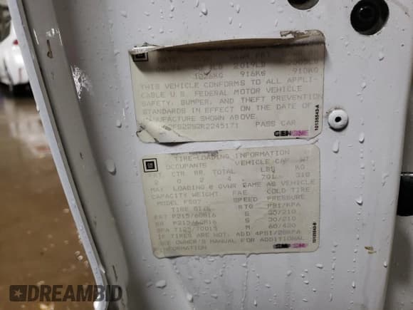 ✅ 1994 Pontiac Firebird Firebird • VIN: 2G2FS22S2R2245171 • Lot: 41979665. Listed on Copart with Not provided. Free auction sales archive from the USA and detailed vehicle history report at DreamBid. Image 12.