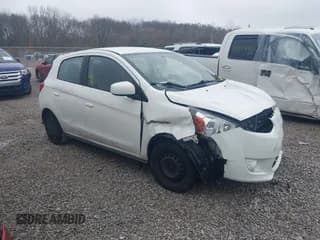 ✅ 2015 Mitsubishi Mirage DE • VIN: ML32A3HJ3FH001970 • Lot: 43747054. Listed on IAAI with 114,447 mi. Free auction sales archive from the USA and detailed vehicle history report at DreamBid. Image 1.