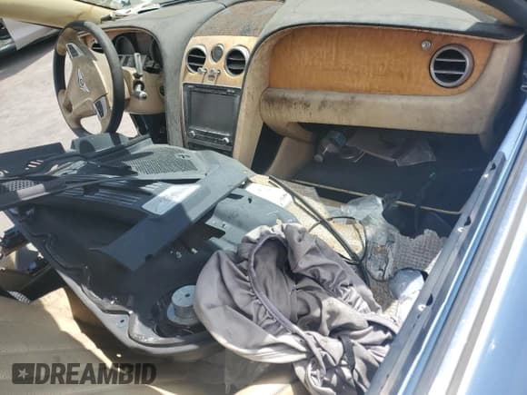 ✅ 2012 Bentley Continental GT • VIN: SCBGR3ZA1CC076978 • Lot: 68826525. Listed on Copart with Not provided. Free auction sales archive from the USA and detailed vehicle history report at DreamBid. Image 8.