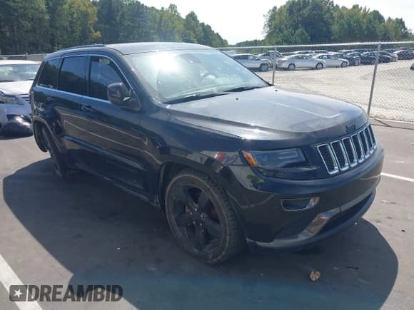 ✅ 2015 Jeep Grand Cherokee Overland • VIN: 1C4RJECG4FC126072 • Lot: 43275719. Listed on IAAI with 250,248 mi. Free auction sales archive from the USA and detailed vehicle history report at DreamBid. Image 1.
