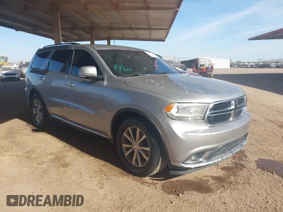 ✅ 2015 Dodge Durango Limited • VIN: 1C4RDHDG6FC694802 • Lot: 43589739. Wystawiony na IAAI z przebiegiem 156 341 mil. Bezpłatny archiwum sprzedaży aukcyjnych z USA i szczegółowy raport historii pojazdu na DreamBid. Zdjęcie 1.
