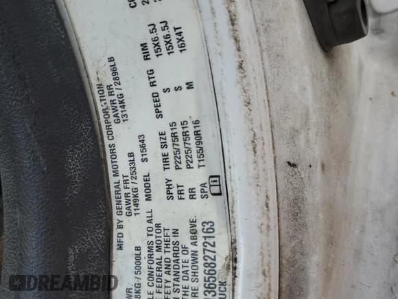 ✅ 2006 Chevrolet Colorado 1LT • VIN: 1GCCS136568272163 • Лот: 69376514. Опубликован ранее на Copart с пробегом 432 469 миль. Бесплатный доступ к архиву аукционных продаж из США и подробный отчёт об истории автомобиля на DreamBid. Изображение 12.