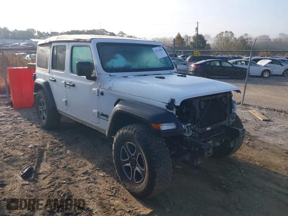 ✅ 2020 Jeep Wrangler Unlimited Willys • VIN: 1C4HJXDG8LW174609 • Лот: 40734481. Опубликован ранее на IAAI с пробегом 45 675 миль. Бесплатный доступ к архиву аукционных продаж из США и подробный отчёт об истории автомобиля на DreamBid. Изображение 1.