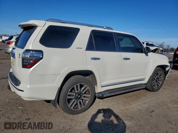 ✅ 2016 Toyota 4Runner Limited • VIN: JTEBU5JR1G5400097 • Lot: 94081235. Listed on Copart with 133,958 mi. Free auction sales archive from the USA and detailed vehicle history report at DreamBid. Image 3.