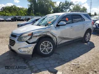2016 Chevrolet Equinox LT with VIN 2GNFLFEK6G6199921, listed as a Copart auction lot 83800865 with Not provided miles and Salvage title. Bid and sale history available at DreamBid. Image 1.