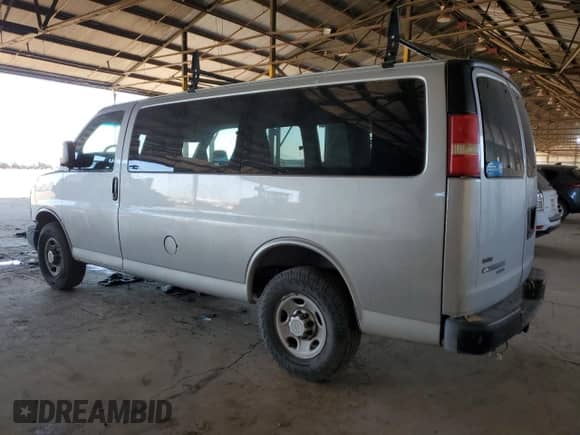 2010 Chevrolet Express Passenger LS with VIN 1GAZGPDG0A1167157, listed as a Copart auction lot 88460465 with 166,141 mi miles and Salvage title. Bid and sale history available at DreamBid. Image 2.