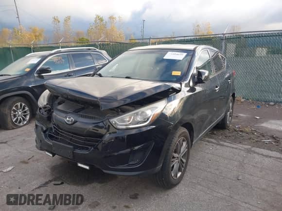 2015 Hyundai Tucson GLS with VIN KM8JTCAF3FU985505, listed as a IAAI auction lot 43494639 with 175,588 mi miles and . Bid and sale history available at DreamBid. Image 2.