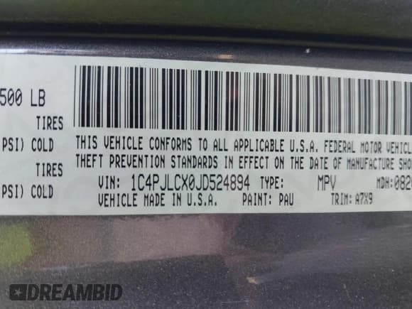 ✅ 2018 Jeep Cherokee Latitude • VIN: 1C4PJLCX0JD524894 • Лот: 43052352. Опубликован ранее на IAAI с пробегом 89 344 миль. Бесплатный доступ к архиву аукционных продаж из США и подробный отчёт об истории автомобиля на DreamBid. Изображение 9.