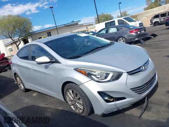 ✅ 2016 Hyundai Elantra SE • VIN: 5NPDH4AE4GH739638 • Lot: 43496350. Listed on IAAI with 52,226 mi. Free auction sales archive from the USA and detailed vehicle history report at DreamBid. Image 13.