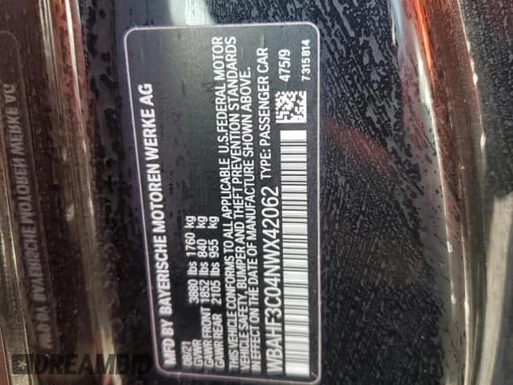 ✅ 2022 BMW Z4 sDrive30i • VIN: WBAHF3C04NWX42062 • Lot: 74989854. Wystawiony na Copart z przebiegiem Nie podano. Bezpłatny archiwum sprzedaży aukcyjnych z USA i szczegółowy raport historii pojazdu na DreamBid. Zdjęcie 13.