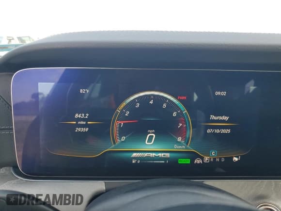 ✅ 2019 Mercedes-Benz AMG GT 53 • VIN: WDD7X6BBXKA004006 • Lot: 64174745. Listed on Copart with 29,359 mi. Free auction sales archive from the USA and detailed vehicle history report at DreamBid. Image 9.