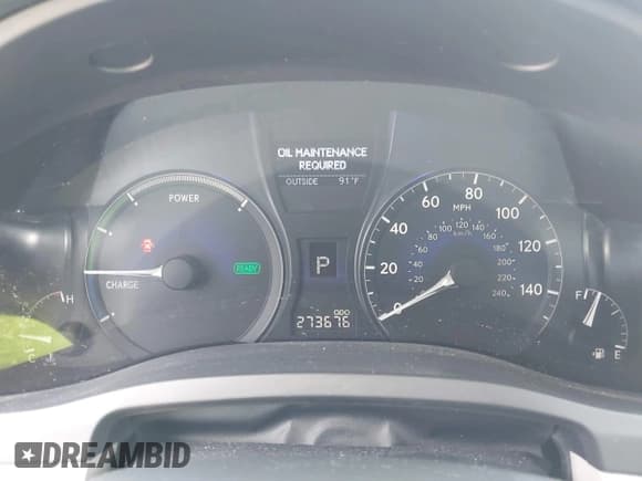 ✅ 2011 Lexus RX 450h • VIN: JTJBC1BA9B2041436 • Lot: 42293147. Listed on IAAI with 273,676 mi. Free auction sales archive from the USA and detailed vehicle history report at DreamBid. Image 7.