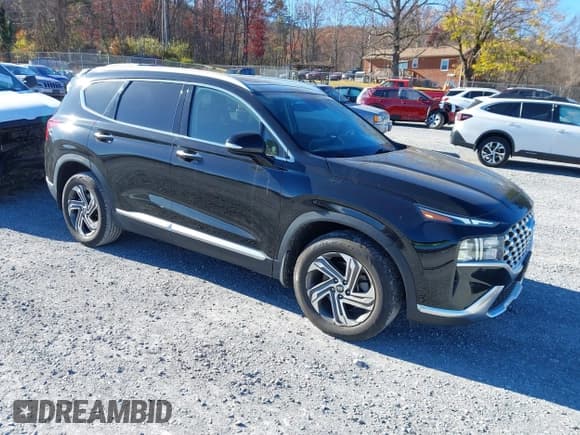 ✅ 2022 Hyundai Santa Fe SEL • VIN: 5NMS34AJ0NH400484 • Lot: 43658792. Listed on IAAI with 120,931 mi. Free auction sales archive from the USA and detailed vehicle history report at DreamBid. Image 1.
