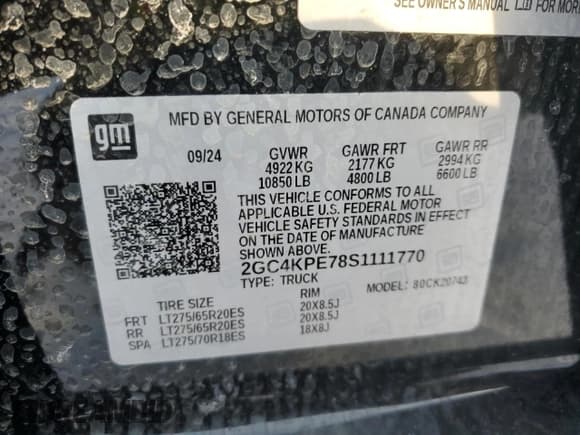 ✅ 2025 Chevrolet Silverado 2500HD LTZ • VIN: 2GC4KPE78S1111770 • Lot: 42172435. Wystawiony na Copart z przebiegiem 1 423 mil. Bezpłatny archiwum sprzedaży aukcyjnych z USA i szczegółowy raport historii pojazdu na DreamBid. Zdjęcie 14.