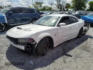 ✅ 2020 Dodge Charger SRT Hellcat • VIN: 2C3CDXL97LH140877 • Lot: 69679845. Listed on Copart with 43,894 mi. Free auction sales archive from the USA and detailed vehicle history report at DreamBid. Image 1.