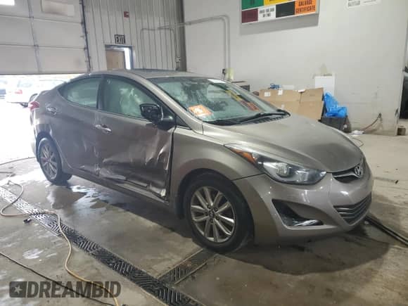 2015 Hyundai Elantra Limited z VIN 5NPDH4AE8FH607545, wystawiony jako Copart lot #87307665 z przebiegiem 162 537 mil mil oraz Szkoda całkowita • Salvage title. Historia ofert i sprzedaży dostępna na DreamBid. Obrazek 4.