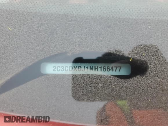 ✅ 2022 Dodge Charger Scat Pack Widebody • VIN: 2C3CDXGJ1NH166477 • Lot: 82339335. Listed on Copart with Not provided. Free auction sales archive from the USA and detailed vehicle history report at DreamBid. Image 12.