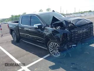 ✅ 2024 GMC Sierra 1500 Denali Ultimate • VIN: 1GTUUHEL4RZ210794 • Лот: 42077525. Опубликован ранее на IAAI с пробегом 37 446 миль. Бесплатный доступ к архиву аукционных продаж из США и подробный отчёт об истории автомобиля на DreamBid. Изображение 1.