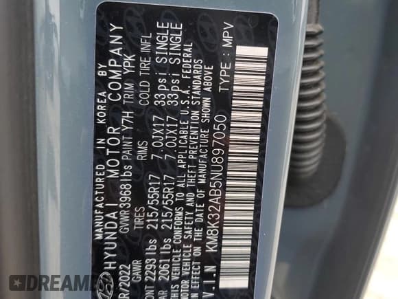 ✅ 2022 Hyundai Kona SEL • VIN: KM8K32AB5NU897050 • Лот: 73020154. Опубликован ранее на Copart с пробегом 24 915 миль. Бесплатный доступ к архиву аукционных продаж из США и подробный отчёт об истории автомобиля на DreamBid. Изображение 15.