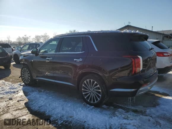 ✅ 2023 Hyundai Palisade Calligraphy • VIN: KM8R7DGE8PU593004 • Лот: 41677495. Опубликован ранее на Copart с пробегом 35 334 миль. Бесплатный доступ к архиву аукционных продаж из США и подробный отчёт об истории автомобиля на DreamBid. Изображение 2.