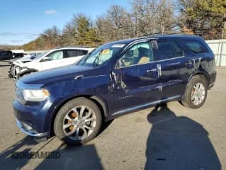 ✅ 2017 Dodge Durango Citadel • VIN: 1C4SDJET6HC814038 • Lot: 87161664. Listed on Copart with 80,874 mi. Free auction sales archive from the USA and detailed vehicle history report at DreamBid. Image 1.