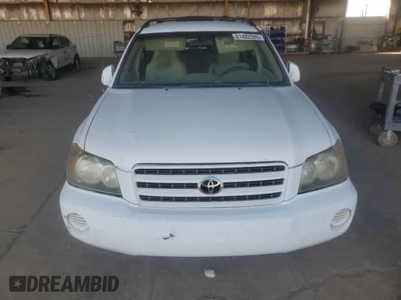 2003 Toyota Highlander z VIN JTEGF21A230082295, wystawiony jako Copart lot #81482595 z przebiegiem Nie podano mil oraz Czysty tytuł • Clean title. Historia ofert i sprzedaży dostępna na DreamBid. Obrazek 5.