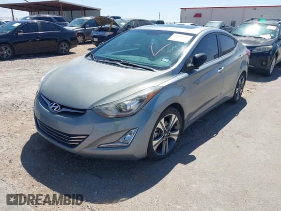 ✅ 2015 Hyundai Elantra Sport • VIN: KMHDH4AH4FU382729 • Lot: 42132468. Listed on IAAI with 76,445 mi. Free auction sales archive from the USA and detailed vehicle history report at DreamBid. Image 2.