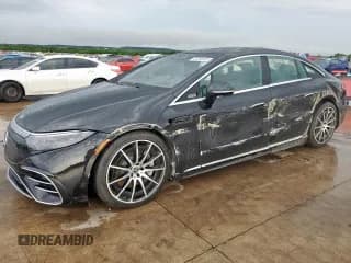 ✅ 2022 Mercedes-Benz EQS 580 • VIN: W1KCG4EB2NA018274 • Lot: 54780525. Listed on Copart with 44,683 mi. Free auction sales archive from the USA and detailed vehicle history report at DreamBid. Image 1.