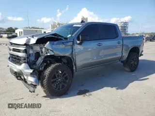 ✅ 2025 Chevrolet Silverado 1500 RST • VIN: 3GCPADEK6SG347666 • Лот: 82007185. Опубликован ранее на Copart с пробегом 8 562 миль. Бесплатный доступ к архиву аукционных продаж из США и подробный отчёт об истории автомобиля на DreamBid. Изображение 1.