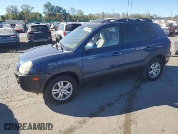 2006 Hyundai Tucson GLS z VIN KM8JN72D86U293576, wystawiony jako Copart lot #74794644 z przebiegiem 173 424 mil mil oraz Czysty tytuł • Clean title. Historia ofert i sprzedaży dostępna na DreamBid. Obrazek 1.