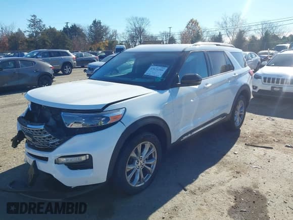 ✅ 2023 Ford Explorer Limited • VIN: 1FMSK8FH0PGB68300 • Lot: 43631266. Wystawiony na IAAI z przebiegiem 44 704 mil. Bezpłatny archiwum sprzedaży aukcyjnych z USA i szczegółowy raport historii pojazdu na DreamBid. Zdjęcie 2.