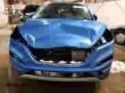 2017 Hyundai Tucson Night Edition with VIN KM8J3CA25HU518506, listed as a Copart auction lot 57860555 with 36,284 mi miles and Salvage title. Bid and sale history available at DreamBid. Image 5.