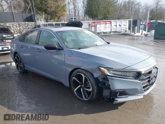 ✅ 2021 Honda Accord Sport • VIN: 1HGCV2F30MA007916 • Лот: 41520520. Опубликован ранее на IAAI с пробегом 20 887 миль. Бесплатный доступ к архиву аукционных продаж из США и подробный отчёт об истории автомобиля на DreamBid. Изображение 1.