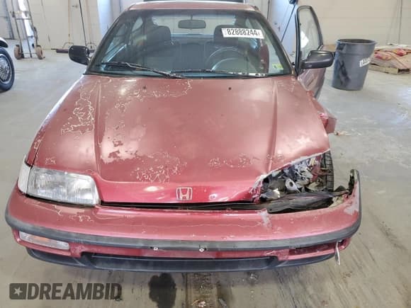 ✅ 1991 Honda CRX DX • VIN: JHMED8455MS015861 • Lot: 82888244. Listed on Copart with 328,469 mi. Free auction sales archive from the USA and detailed vehicle history report at DreamBid. Image 13.