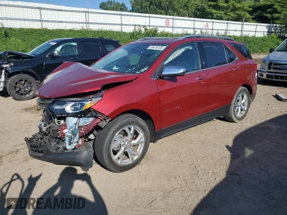 2018 Chevrolet Equinox Premier с VIN 3GNAXPEU9JL153461, выставлен на аукционе Copart как лот 69470145 с пробегом 114 070 миль миль и Чистый • Clean title. История ставок и продаж доступна на DreamBid. Изображение 1.