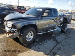2003 Dodge Dakota SLT with VIN 1D7HG42N93S363166, listed as a Copart auction lot 72176534 with 189,834 mi miles and Salvage title. Bid and sale history available at DreamBid. Image 1.