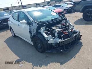 ✅ 2023 Nissan LEAF S • VIN: 1N4AZ1BV8PC560937 • Lot: 43364054. Listed on IAAI with 25,066 mi. Free auction sales archive from the USA and detailed vehicle history report at DreamBid. Image 1.