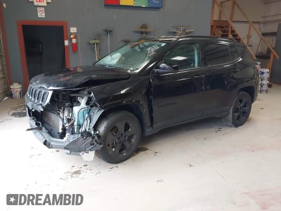 ✅ 2021 Jeep Compass Latitude • VIN: 3C4NJDBB9MT552064 • Lot: 42345320. Listed on IAAI with 57,080 mi. Free auction sales archive from the USA and detailed vehicle history report at DreamBid. Image 17.