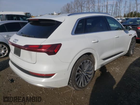 ✅ 2019 Audi e-tron Prestige • VIN: WA1VABGE9KB024265 • Lot: 39302243. Wystawiony na Copart z przebiegiem 29 531 mil. Bezpłatny archiwum sprzedaży aukcyjnych z USA i szczegółowy raport historii pojazdu na DreamBid. Zdjęcie 3.